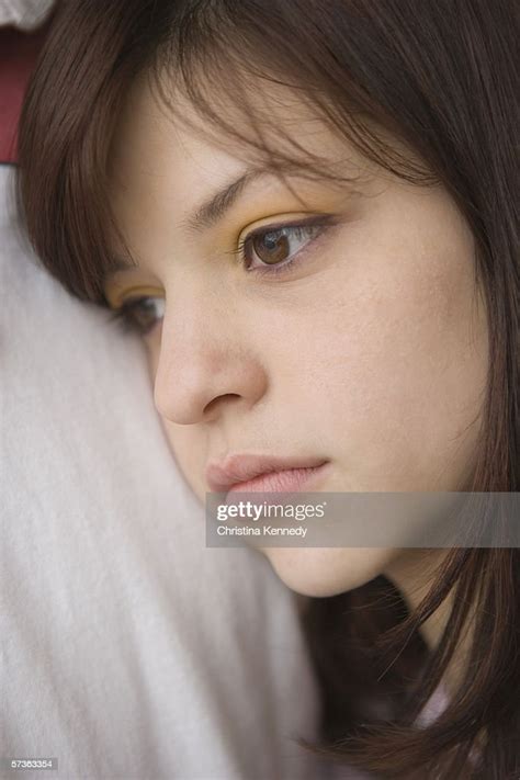 Teenage Girl Being Comforted High Res Stock Photo Getty Images