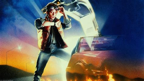 Night Car Vehicle Fire Back To The Future Delorean Time Travel