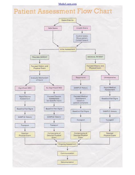 Assessment Flow Chart Ems Pinterest