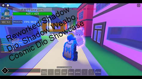 Reworked Shadow Dio Shadow Weabo And Cosmic Dio Showcase Roblox Aut
