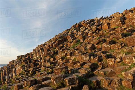 Basalt Columns In Giants Causeway County Antrim Ireland Stock Photo