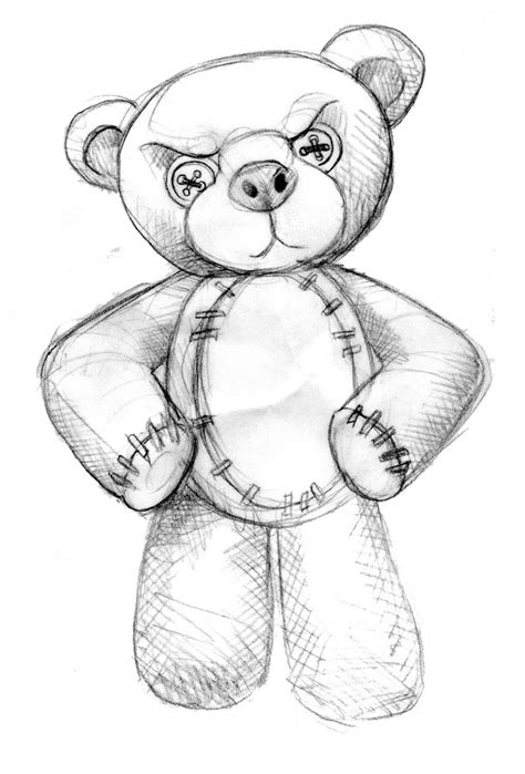 Many tattoos show skeletons wearing formal suits and posing with a cigar in the mouth. Gangsta Teddy Bear Drawing at GetDrawings | Free download