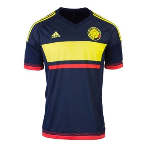 Adidas Colombia 2015 Away Jersey Blue Soccer Plus
