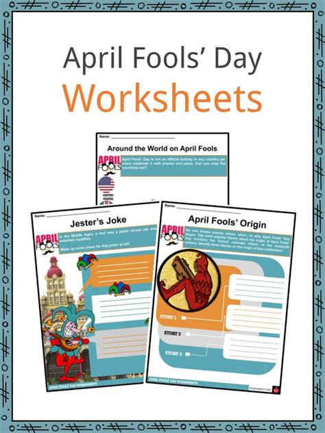 April Fools Day Worksheets