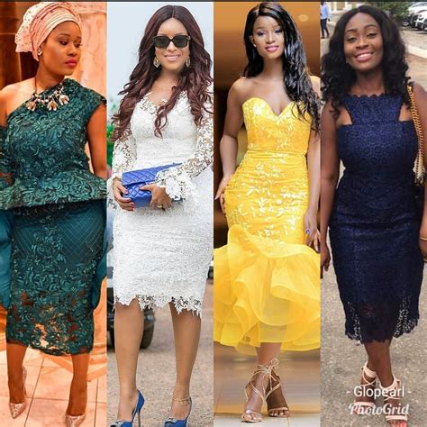 30 Latest Short Lace Gown Styles In Nigeria 2024 Mynativefashion