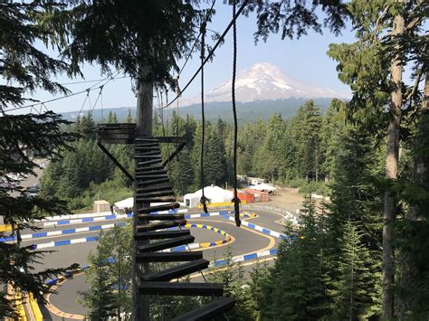 Mt Hood Adventure Park At Ski Bowl Summer In Government Camp Oregon