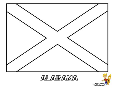 Feel free to print and color from the best 40+ us state flags coloring pages at getcolorings.com. Patriotic State Flag Coloring Pages | Alabama-Hawaii ...