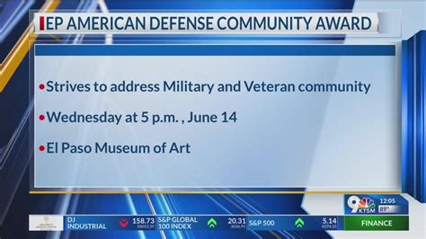 City Of El Paso To Receive The Great American Defense Community Award