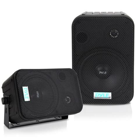 Pyle Pdwr40b Waterproof Indoor Outdoor 525 Inch Speaker System Black