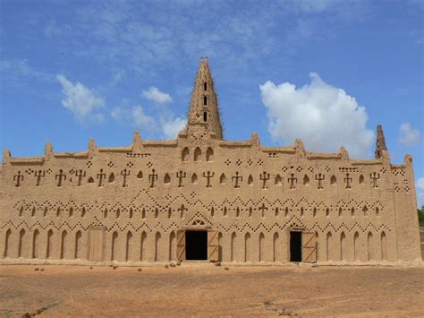 The Grand Mosque At Bani Burkina Faso Mosque Burkina Faso Burkina
