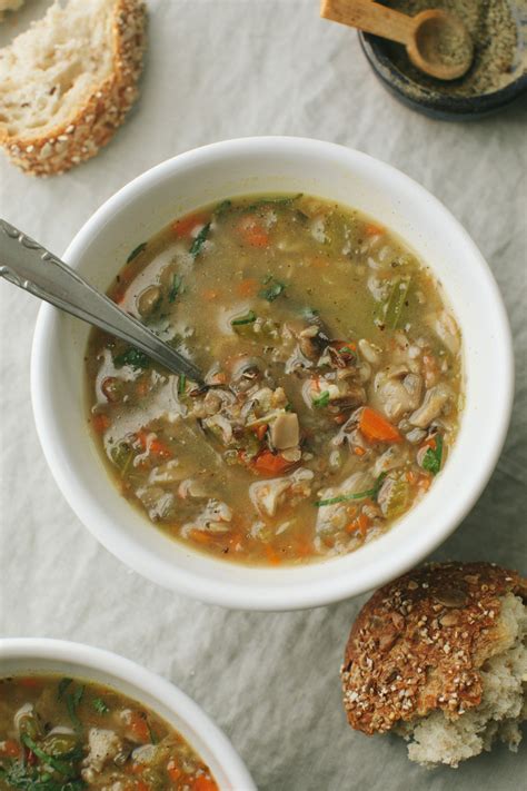 Wild Rice And Mushroom Soup — A Thought For Food