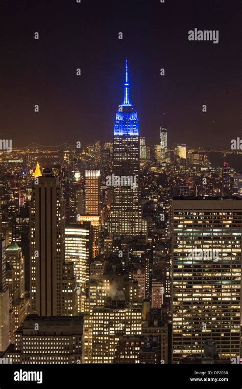 Empire State Building View From Rockefeller Center At
