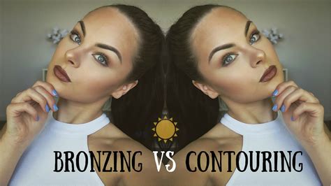 In the world of beauty, there are two common words that usually get lumped together. Bronzing vs Contouring Demo ♡ What's the Difference? - YouTube