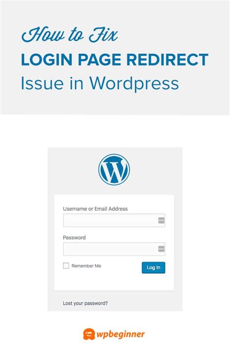 How To Fix Wordpress Login Page Refreshing And Redirecting Issue Wordpress Login Login Page