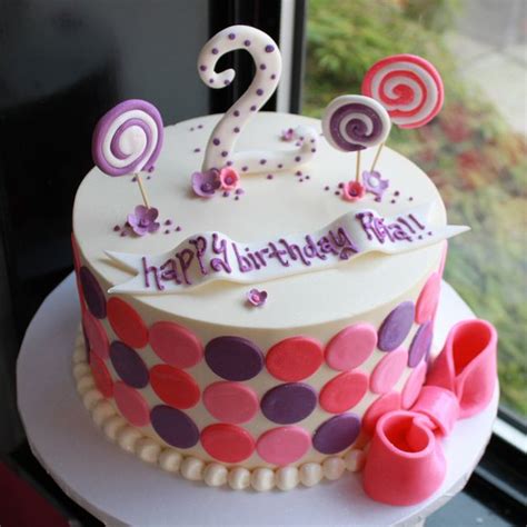 Candyland Birthday Cake 2nd Birthday Cake For Girls