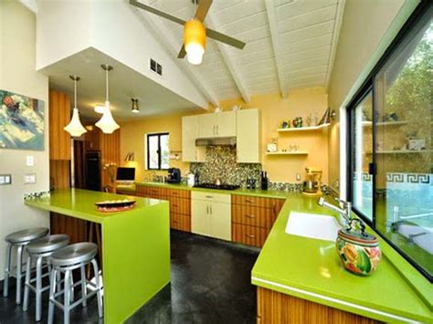 Teras rumah minimalis bisa menjadi andalan model. Inspirasi Desain Dapur Minimalis Warna Hijau | Design ...
