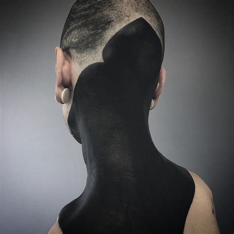 Blacked Out Neck And Throat Tattoo By Effedots Check Out Our