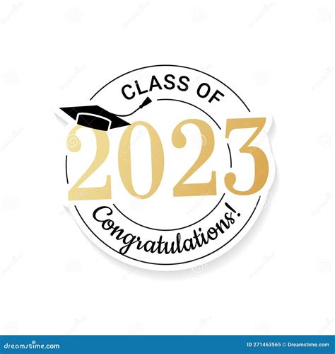 Congratulations To The Graduates Of 2023 With An Academic Cap In A
