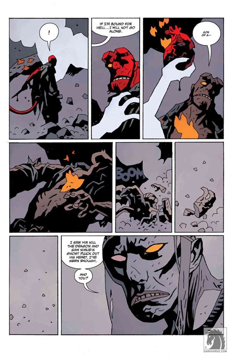 Read First Chapter Of Mike Mignolas Epic Horror Comic Hellboy In Hell