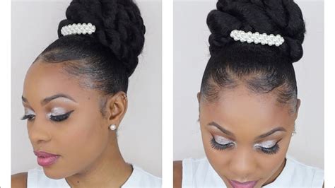 Buy cheap shorts for men online from china today! EASY BRIDAL/WEDDING BUN UPDO // PROTECTIVE STYLES - YouTube