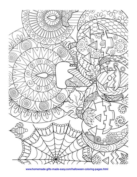 20 free printable adult halloween coloring pages