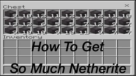 Fastest And Easiest Way To Get Netherite In Minecraft Youtube