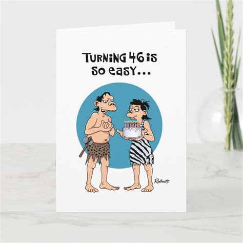 Funny 46th Birthday Greeting Card