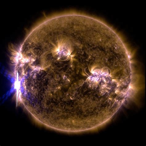 Nasas Sdo Shows Images Of Significant Solar Flare