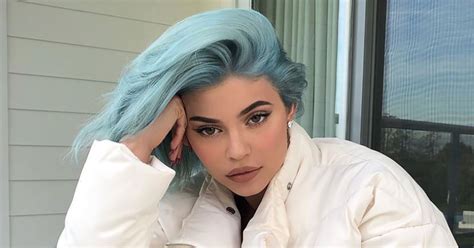 Kylie Jenner Debuts Icy Blue Hair On Instagram Teen Vogue
