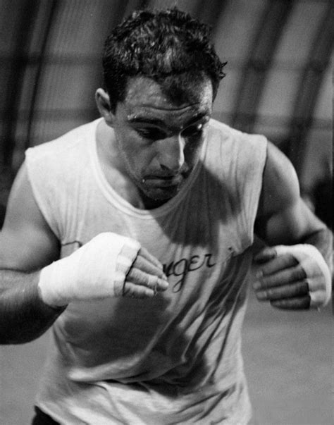 World Heavyweight Champion Rocky Marciano April 27 1956 He Announced His Retirement From
