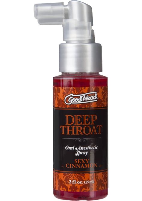 Goodhead Deep Throat Oral Anesthetic Spray Sexy Cinnamon Ounce Cherry Pie Online