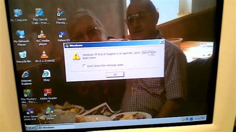 Windows Xp End Of Life Message Youtube