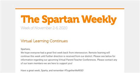 The Spartan Weekly