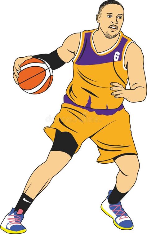 Vector Basketball Player Stock Photo Illustration Of Male 193596356