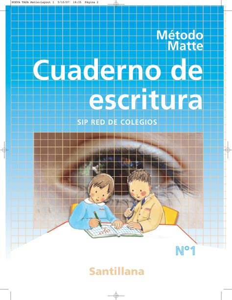 Cuaderno De Escritura Método Matte Editorial Santillana