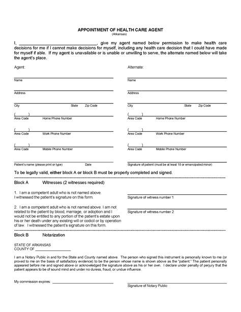 Printable Copy Of Medical Power Of Attorney Forms Printable Forms Free Online