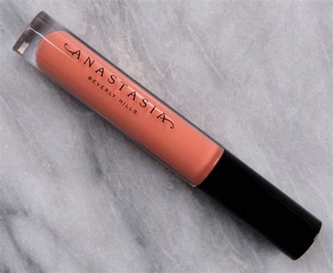 Anastasia Nude Peach Lip Gloss Review Swatches