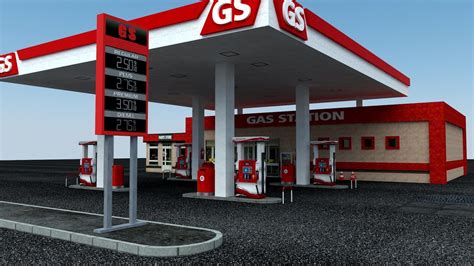 A lethal puncher, a footballer with a killer high kick, a potbellied wrestler, and a video. 3D asset realtime tank Gas Station | CGTrader