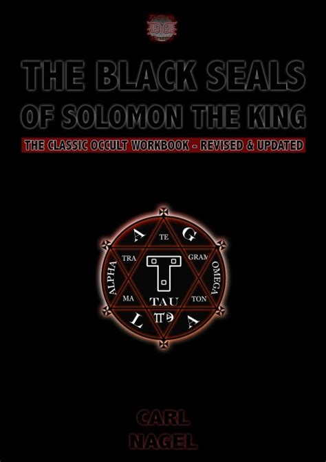 The Black Seals Of Solomon The King By Carl Nagel Dæmonic Dreams
