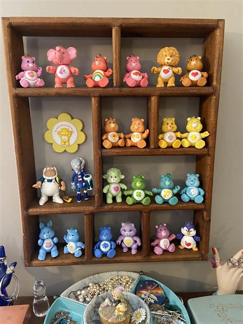 My Collection Of Vintage Care Bear Figures We Called Them Poseables