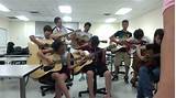 College Guitar Class Pictures