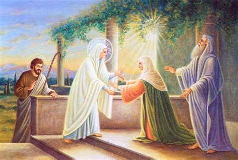 Feast May Visitation Of Mary To Her Cousin Elizabeth Blessedvirgin