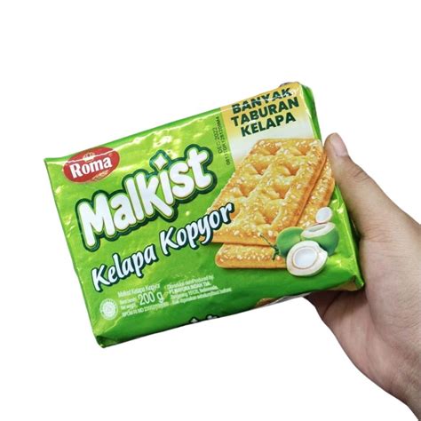 Jual Malkist Kelapa Kopyor 200g Malkis Kelapa Shopee Indonesia