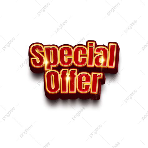 Special Offers Hd Transparent Special Offer Badge With Editable Text