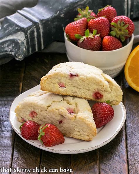 Strawberry Buttermilk Scones Recipe That Skinny Chick Can Bake