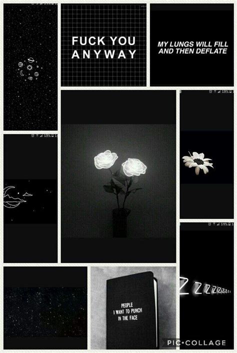 Black Moodboard Official Aesthetic Amino