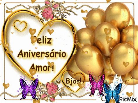 Feliz Aniversario Amor  Animado Gratis Picmix