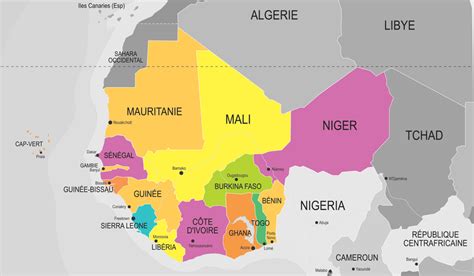 Carte Ouest Afrique Carte De La Norvege