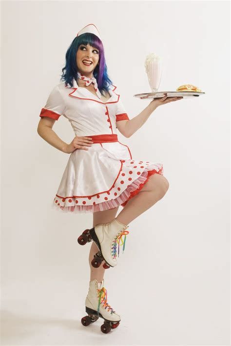 diner waitress pinup costume waitress outfit diner aesthetic