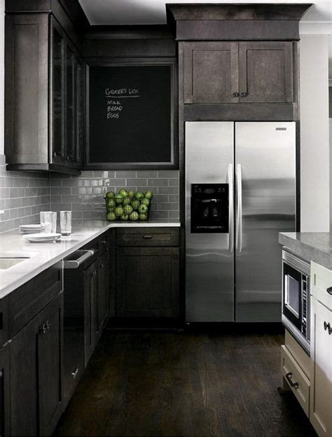 This is such a classic look, which makes repose grey a good choice that will stand the test of time and never look overly trendy. kitchen pictures with black stainless steel appliances # ...
